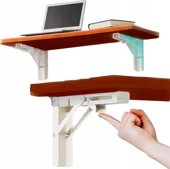 Konferenční stolek SKLÁDACÍ STOLEK NA ZEĎ S VÝKLOPNOU DESKOU DIKOM 60x20cm SKLÁDACÍ POLICE