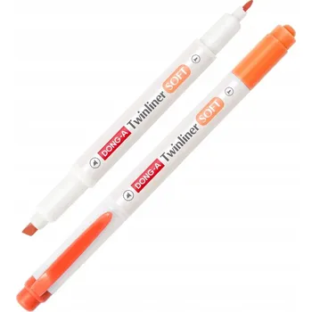 Zvýrazňovač ZVÝRAZŇOVAČ DONG-A TWINLINER DOUBLE SALMON