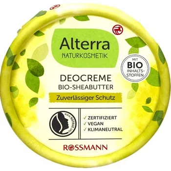 Alterra krémový deodorant s bambuckým máslem