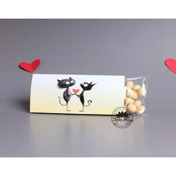 Mlsný pytlík - kočky Druh oříšků/suš.ovoce: Mandle v bílé čokoládě s kokosem