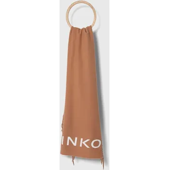Šála Vlněná šála Pinko 101680.A0MC hnědá 84X, vel. ONE SIZE