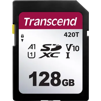 Paměťová karta Transcend TS128GSDC420T paměťová karta SD Industrial 128 GB v30 Video Speed Class