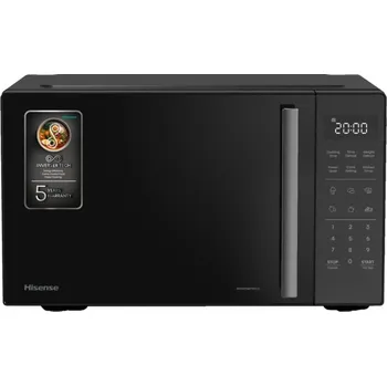Mikrovlnná trouba Mikrovlnná trouba Hisense 23 l černá 900 W s grilem, 10 úrovní výkonu
