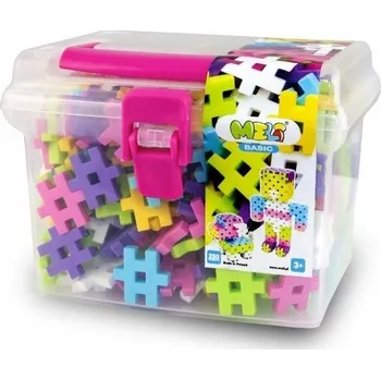 ostatní stavebnice Cestovní Stavebnice Meli Basic Pink 250 kusů