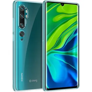 Pouzdro na mobilní telefon Zadní Kryt Crong pro Xiaomi Mi Note 10 Pro bezbarvý