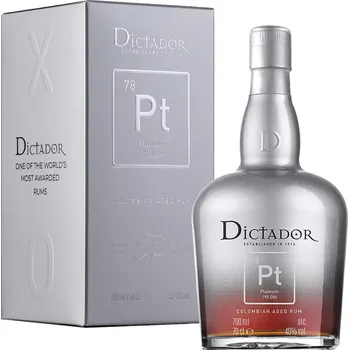 Dictador Platinum (0,7l) v dárkové krabičce