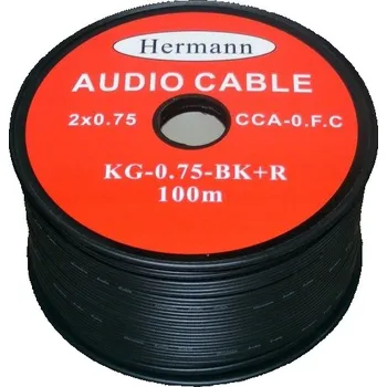 elektrický kabel Reproduktorový kabel mPartner MP-1161 2 x 0,75 mm2, 100 m