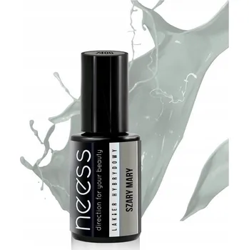 Lak na nehty Hybridní lak barevný lak Neess Bílý 4 ml