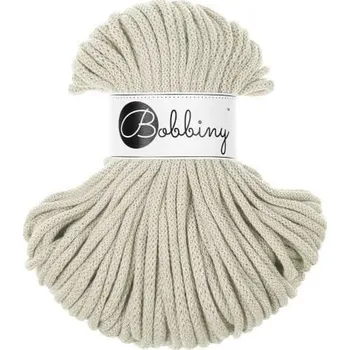 Bobbiny Premium 5 mm 50 m Pale Olive Šňůra