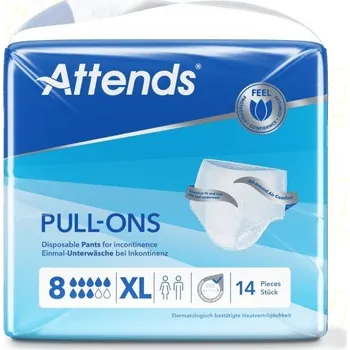 Kalhotky absorpční Attends Pull-Ons Plus 8 XL 14ks