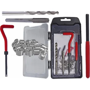 Závitořezný nástroj SATRA Sada na opravu poškozených závitů M10x1,25 mm – vložky typu Helicoil (10 ks)