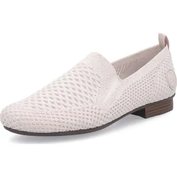 Dámské mokasíny Dámské mokasíny RIEKER 51969-90 béžová S6 38