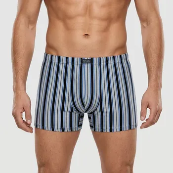 Pánské spodní prádlo Pesail Pánské bambusové boxerky trenkoslipy FM 608 – Nadměrné velikosti Barva: šedá, Velikost: 7XL 3+1 ZDARMA (přidejte 4 ks do košíku)