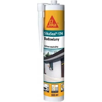 stavební silikon SIKA Neutrální stavební silikon bílý SikaSeal-174, 300 ml