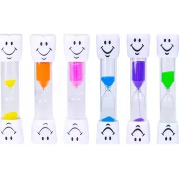 Hodiny Přesýpací hodiny na čištění zubů 2 minuty, už žádné otázky "JEŠTĚ DLOUHO?"