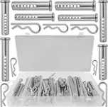 Sada čepů s otvory a závlaček 56 ks, Verke V06722