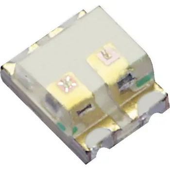 Polovodič Kingbright KPTB-1612SURKCGKC vícebarevná SMD LED 0605 červená, zelená 80 mcd, 50 mcd 120 ° 20 mA 1.95 V, 2.1 V