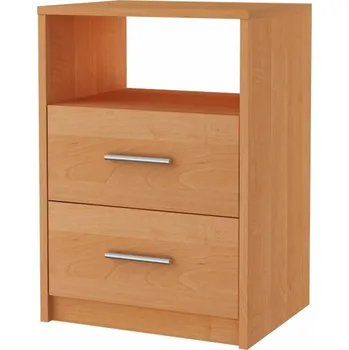 Noční stolek Noční stolek Matkam olše, 2 zásuvky