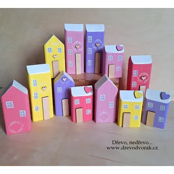 Sada domečků (1ks nebo sada) Varianta: Malý