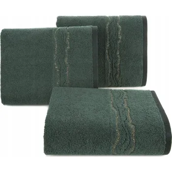 Ručník Ručník 70x140 Koupelnový Froté Bavlněný s Bordurou Karin C. Zeleň