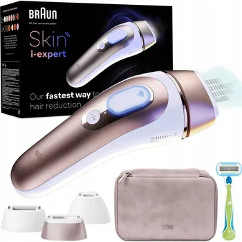 Epilátor Depilátor Braun Skin i-Expert Smart, sada x3 nástavce, UV filtr
