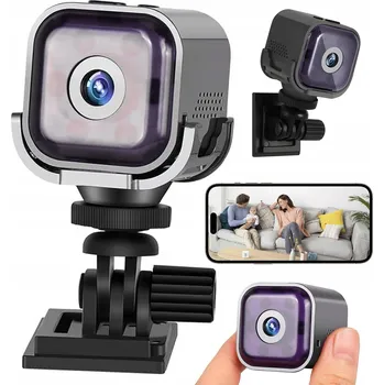 Mini kamera MKH18 Full HD (1920 x 1080) s Wi-Fi, baterie 10000 mAh, 64 GB