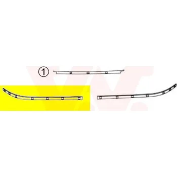 Lišta karosérie Ozdobná / ochranná lišta, nárazník VAN WEZEL 0639486