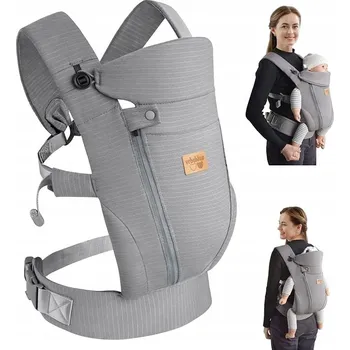VRBABIES ERGONOMICKÉ NOSÍTKO PRO NOVOROZENCE EXTRA MĚKKÉ TMAVĚ ŠEDÉ