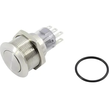 TRU COMPONENTS TC-GQ22-A-22/S203, 1602493 tlačítko, 22 mm, 250 V, 5 A, 1 ks