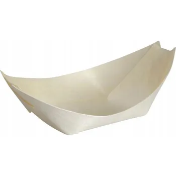 Dřevěná miska/lodička na finger food, 14,5 cm