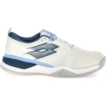 Pánská sportovní obuv Pánská tenisová obuv Lotto Raptor Hyperpulse 100 III Clay All White/Mallard Blue EUR 43,5