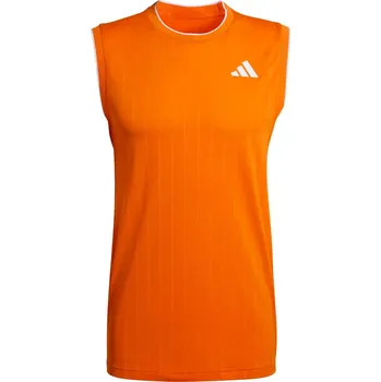 Pánské tílko Pánské tílko adidas Tennis Climacool+ Tank Top Pro Pure Orange L