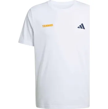 Pánské tričko adidas Tennis Hot Egg Graphic T-Shirt White S