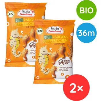 FruchtBar BIO Křupavé Krekry Špaldové Mořský Koník 2x90g