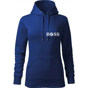 Dámská mikina Mikina s kapucí D214P BOSS BMW CAR modrá vel XL