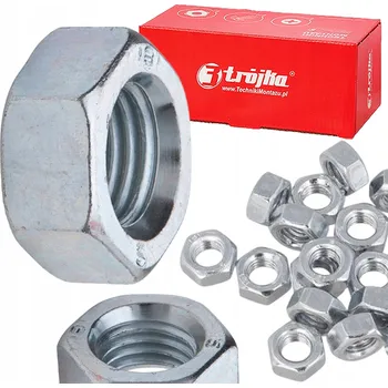 Matice Matice M8, třída 8, pozink, DIN 934, balení 1 kg - cca 217 ks