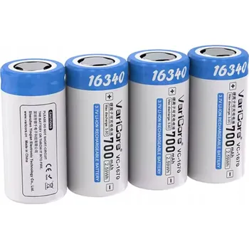 Akumulátor baterie článek VariCore VC-1670 16340 Li-ion 3.7V 700mAh 4ks