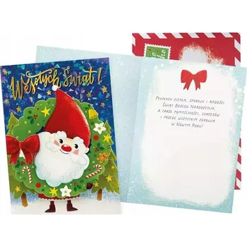 Obraz Vánoční přání s Mikulášem