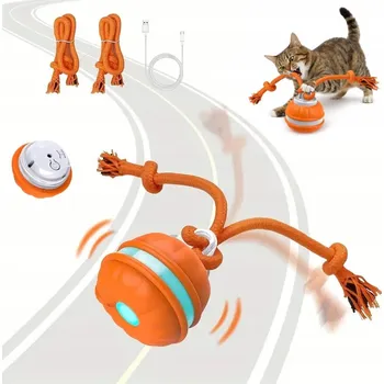 Hračka pro psa Interaktivní míč Hračka pro kočky, psy a štěňata – skákací, odolný, nabíjecí