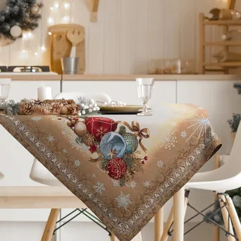 ubrus VÁNOČNÍ UBRUS DEKORATIVNÍ NA STŮL 4069 100x100 +/-5%