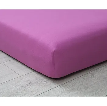 Prostěradlo Prostěradlo JERSEY s gumou 220x200 luxusní silné černé