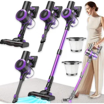 Vysavač VÝKONNÝ BEZDRÁTOVÝ RUČNÍ VYSAVAČ 6 V 1, 35 KPA, 550 W, 3 REŽIMY, DOTYKOVÝ DISPLEJ