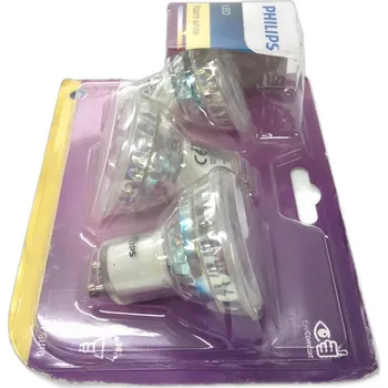 Žárovka Philips Lighting 929001215286 LED žárovky GU10 4 W, 3 ks