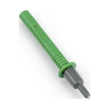 HT Instruments 404-IECV banánkový konektor banánková zdířka , zásuvka 4 mm, konektor 4 mm CAT III 1000 V, CAT IV 600 V zelená 1 ks