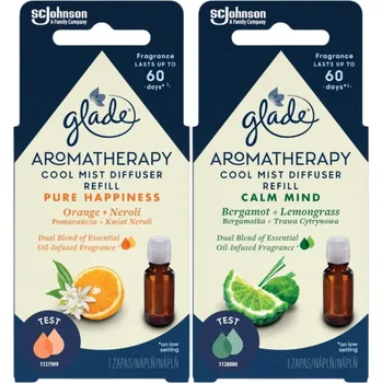 Glade Náhradní náplň do elektrického difuzéru s vůní, mix vůní 17 ml x2