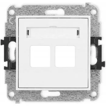 Elektrická zásuvka USB zásuvka do zdi Karlik bílá