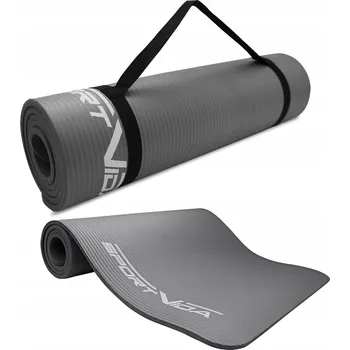 podložka na cvičení Podložka na cvičení Sportvida 180 cm x 60 cm šedá