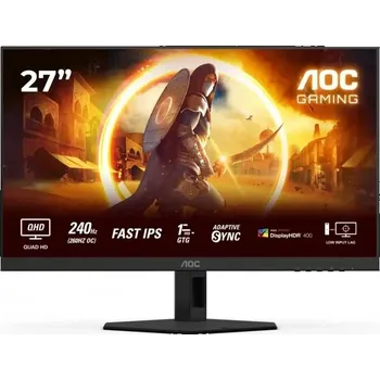 Monitor Herní monitor AOC Q27G4ZR 2560 x 1440 (WQHD) IPS 240 Hz