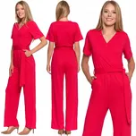 Kombinéza Moraj růžová fuchsiová s krátkým rukávem a dlouhými nohavicemi, velikost S