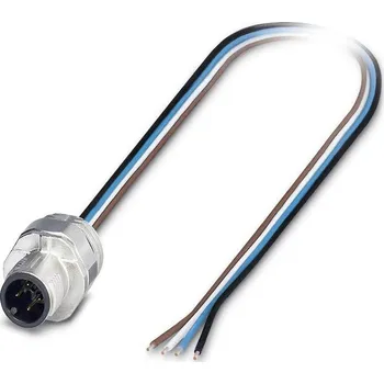 Phoenix Contact SACC-E-M5MS-4CON-M5/0,5 vestavný zástrčkový konektor pro senzory - aktory, 1530595, piny: 4, 0.50 m, 1 ks